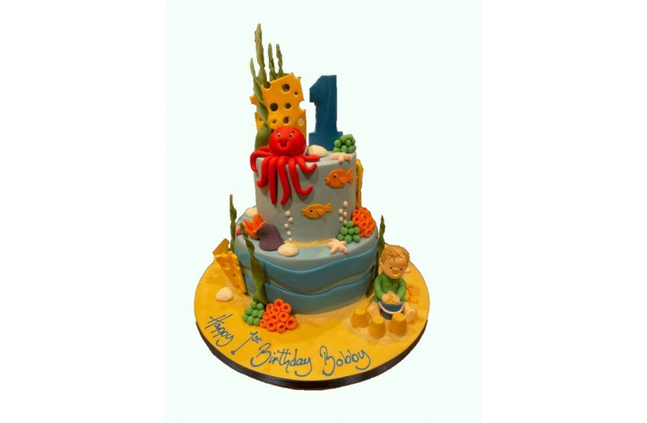 Under The Sea Tiered Cake